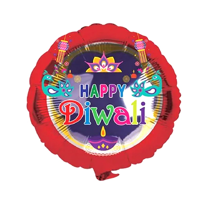 Happy Diwali Balloon Round